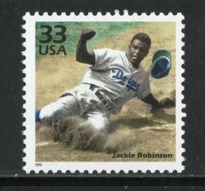 3186c * JACKIE ROBINSON  *   US Postage Stamp MNH