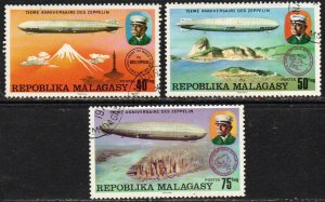 Madagascar Sc #545-547 Used