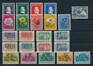 Netherlands Niederlande Pays Bas 1952 Year Set Annee Complete MNH