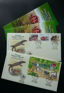 Semi Aquatic Animal Malaysia 2006 Crab Shell Fish (FDC pair) *Rare *stamp week