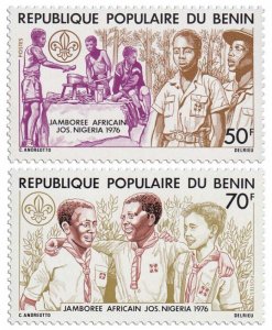 BENIN - 1976 - Scout Jamboree - Perf 2v Set - Mint Never Hinged