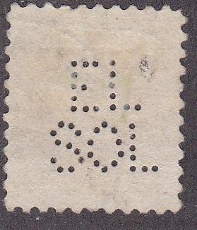 Cuba Perfin stamp