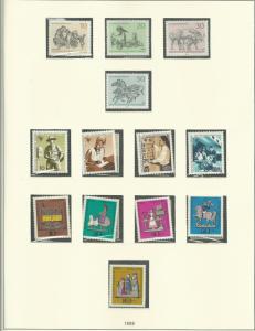 1961-1985 Berlin Unused Never Hinged Stamp Collection In Safe Album