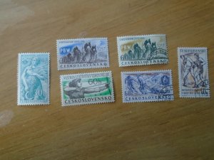 Czechoslovakia  #  795-800   used