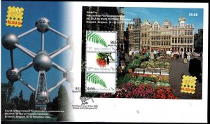 New Zealand 2006 BELGICA '06 World Exhibition Minisheet FDC