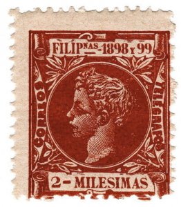 (I.B) Philippines Postal : King Alfonso 2M