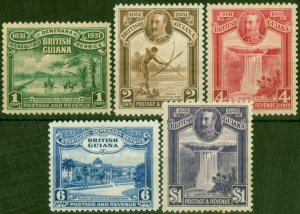 British Guiana 1931 Set of 5 SG283-287 Fine MM