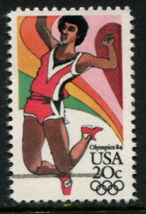 2083 US 20c Summer Olympics, used