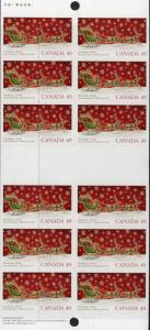 Canada 2069b Booklet MNH Christmas, Sleigh, Santa, Reindeer