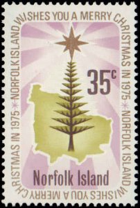 Norfolk Island #187-189, Complete Set(3), 1975, Christmas, Never Hinged