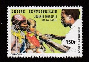 Central Africa # C190, World Health Day, Mint NH, 1/2 Cat.