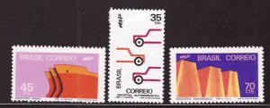 Brazil Scott 1227-1229 MNH** Industrial Development stamp set
