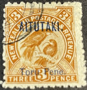 AITUTAKI # 4--USED---SINGLE---1903