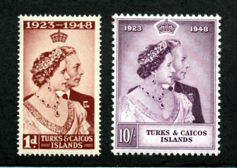 Turks & Caicos Islands - SG# 208 & 209 MNH   /    Lot 0121029