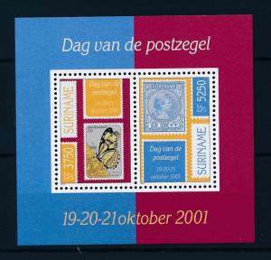 [SU1128] Suriname Surinam 2001 Stamp day Souvenir Sheet MNH