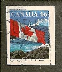 Canada          Scott  1698   Flag     Used