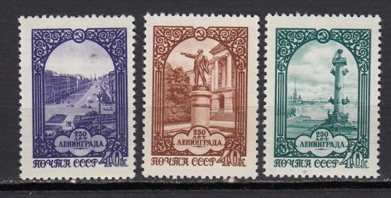 Russia - Soviet Union - 1957 Leningrad Sc# 1941/1943 - MNH (855N)