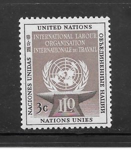 United Nations #25 MH Single