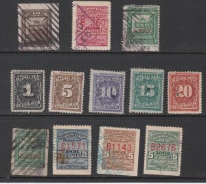 Telegraph Stamp Assortment