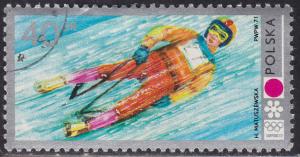 Poland 1871 Olympic Luge, Sapporo '72 40Gr 1972