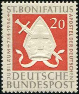 Germany SC# 724 Bishop's Miter & Sword MH SCV$ 7.25