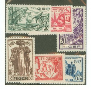 Niger #77-82 Unused Single (Complete Set)