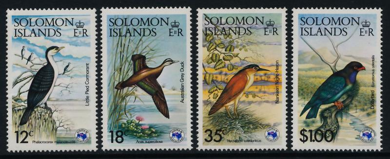 Solomon Islands 535-8 MNH Birds