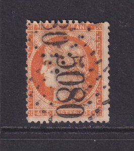 Alexandria (French Offices), Ceres 40c with 5080 cancel, used