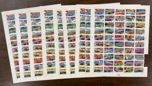 3696-3745 Greetings from America 37c Wholesale Lot of 9 sheets w/ selvage issues