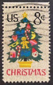 US #1508 Used F/VF 8c Christmas Tree 1973 [G10.1.4]