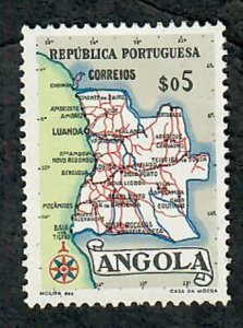 Angola #386 Mint Hinged Single