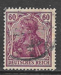 Germany 89a: 60pf Germania, used, F-VF