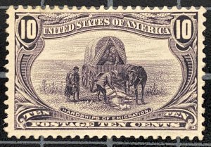 US Stamps-SC# 290 - 10 Cent - Mississippi - MOG NH - SCV = $425.00