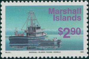 Marshall Islands 1993 SG507 $2.90 Fishing Vessels MNH