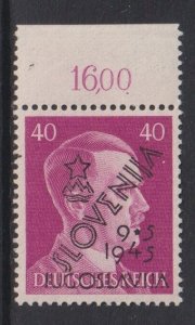 Yugoslavia Slovenia #Michel 30 MNH 1945  overprint  40pf
