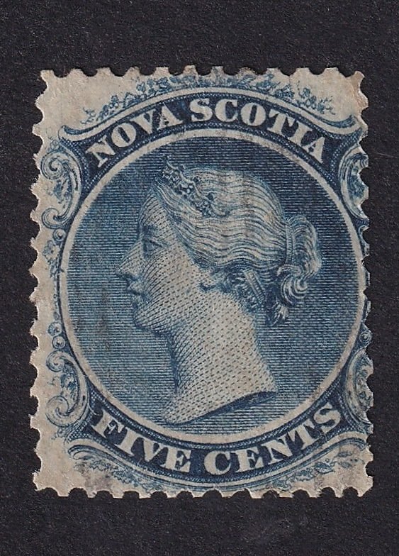Nova Scotia, Scott 10c, Used, Dark Blue, See Description