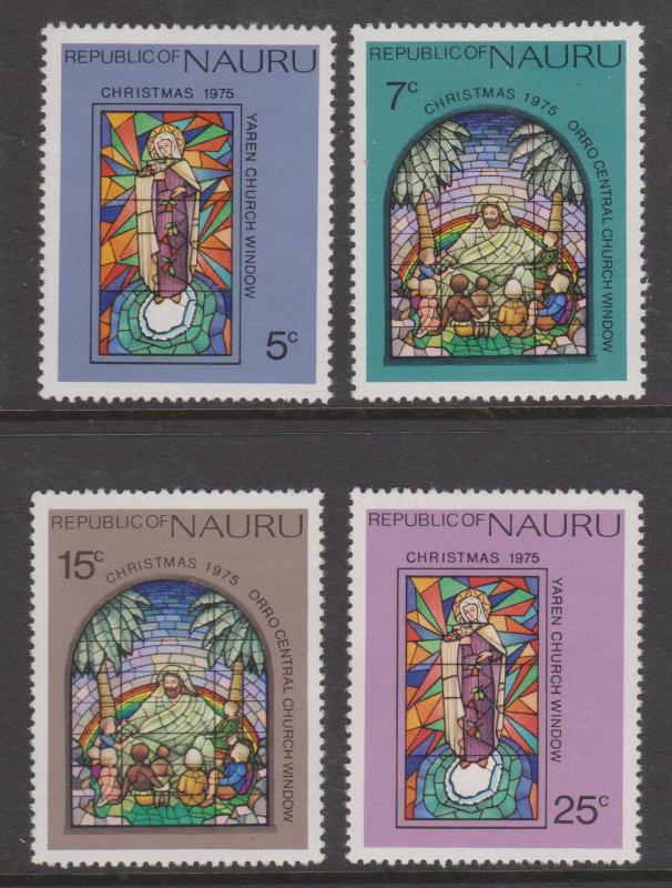 Nauru 1975 Christmas Set Sc#130-133 MNH