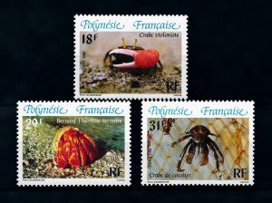 [99362] French Polynesia 1986 Marine life crabs  MNH