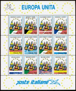 Italy 1918 MNH United Europe, Flags