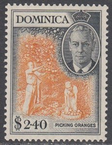 Dominica 136 MVLH CV $30.00