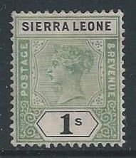 Sierra Leone #43 Mint No Gum 1sh Queen Victoria