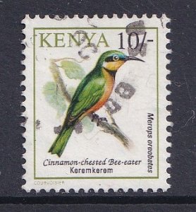 Kenya     #604  used    1993  birds  10sh