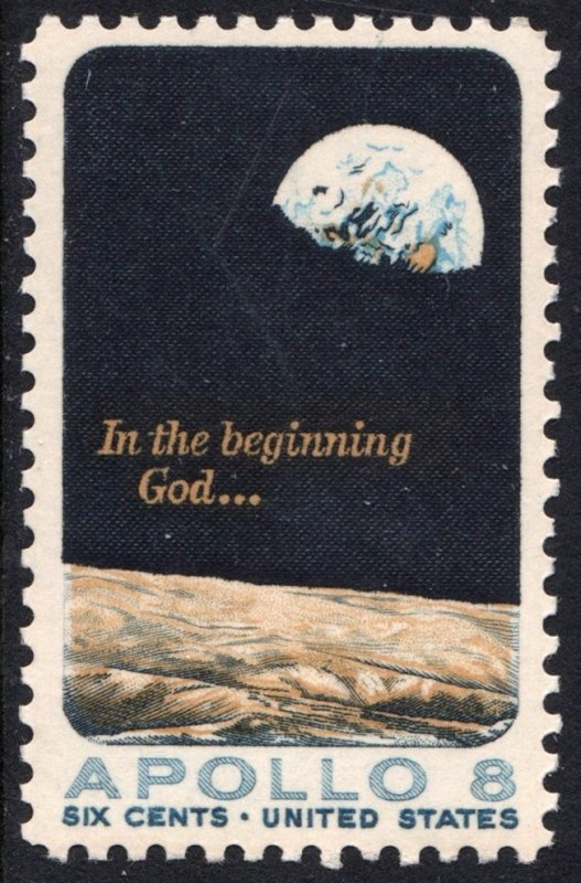 SC#1371 6¢ Apollo 8 Mission Issue (1969) MNH