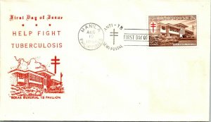 1961 Philippines FDC - Help Fight Tuberculosis - Manila - F14760