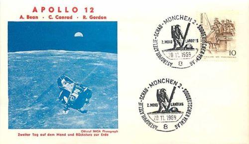 Space Cover, Apollo 12 Depart Moon, Bean, Conrad and Gordon