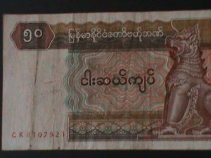 ​BURMA-1979 CENTRAL  BANK-$50-KYATS-CIR-VF-HARD TO FIND- WE SHIP TO WORLDWIDE