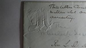 SCOTT # 158 POSTAL HISTORY 1874 WITH BEAUTIFUL MONOGRAM ON ENVELOPE !!