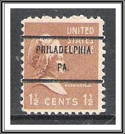 US Precancel #805-71 Philadelphia PA Used