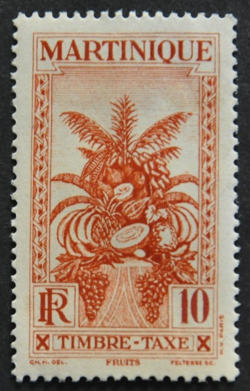 DYNAMITE Stamps: Martinique Scott #J27 – MINT hr