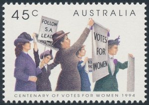Australia 1994 45c Centenary of Women's Emancipation SG1465 MNH